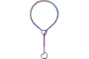 EverGlimp Slip Chain Necklace For Women, Black Heart O-Ring, Cuban Long Necklace Jewelry, Lariat Y-Necklace