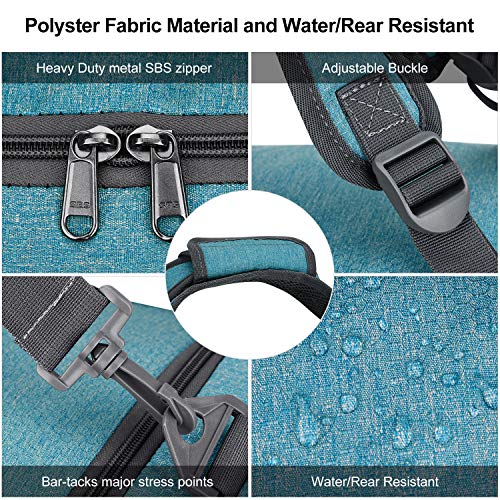 HIKISS Sports Gym Bag Waterproof Duffle Bag 45L with Wet Pocket & Shoes