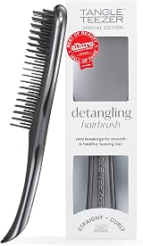 Tangle Teezer Ultimate Detangler Hairbrush Midnight Silver Chrome Finish