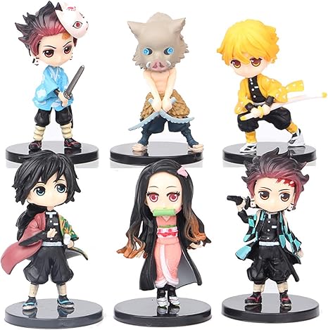 Amazon 6点セット For 鬼滅の刃 アニメモデル フィギュアーツ 竈門炭治郎 禰豆子 伊之助 我妻善逸 富岡義勇 煉獄杏寿郎 人形 Pvc Abs製 塗装済み完成品フィギュア グッズ 贈り物 スタチュー フィギュア For 鬼滅の刃 グッズ For 鬼滅の刃 フィギュ 60 フィギュア