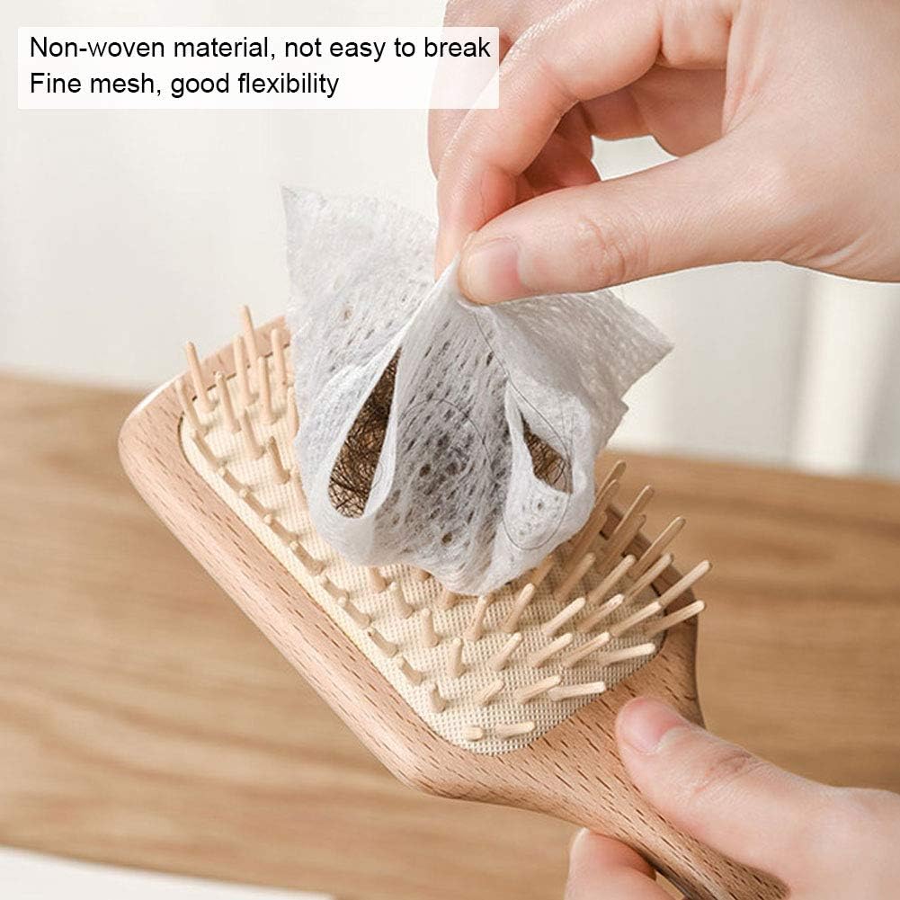 50pcs Comb Cleaning Net Non-woven Hair Brush Net Pet Comb Cleaning - Image 5