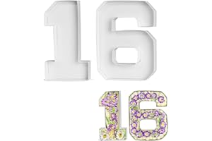 CARDOBIR 10" Cardboard Numbers, Paper Mache Numbers, Charcuterie Board Box