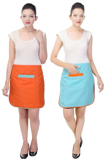 Switchon Waterproof Korea-Style Bar Pub Waiter Apron for Women