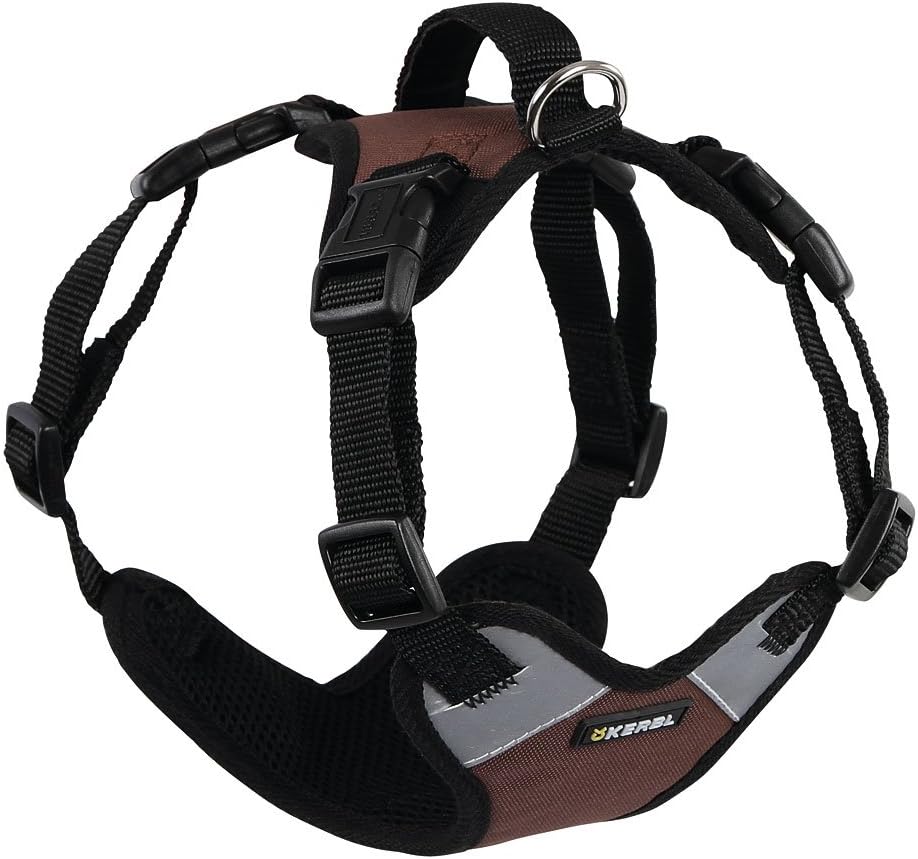 Kerbl Pulsive Dog Harness, 36/50 cm x 46/60 cm, Brown