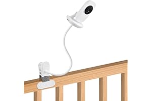BFYTN 15.7 inches Baby Monitor Mount Compatible with VTech VM819 Baby Monitor Camera,Flexible Clip Clamp Mount Stand Long Gooseneck Arm Without Tools or Wall Damage