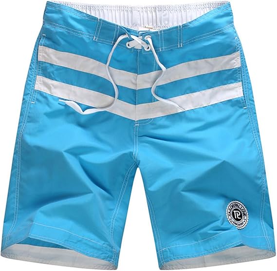 Amazon Infabe 水着 メンズ おしゃれ サーフパンツ 海パン 人気 スイムパンツ ボーダー 短パン ビーチパンツ サーフトランクス ゴムウェスト 水陸両用 旅行 速乾 水着 通販