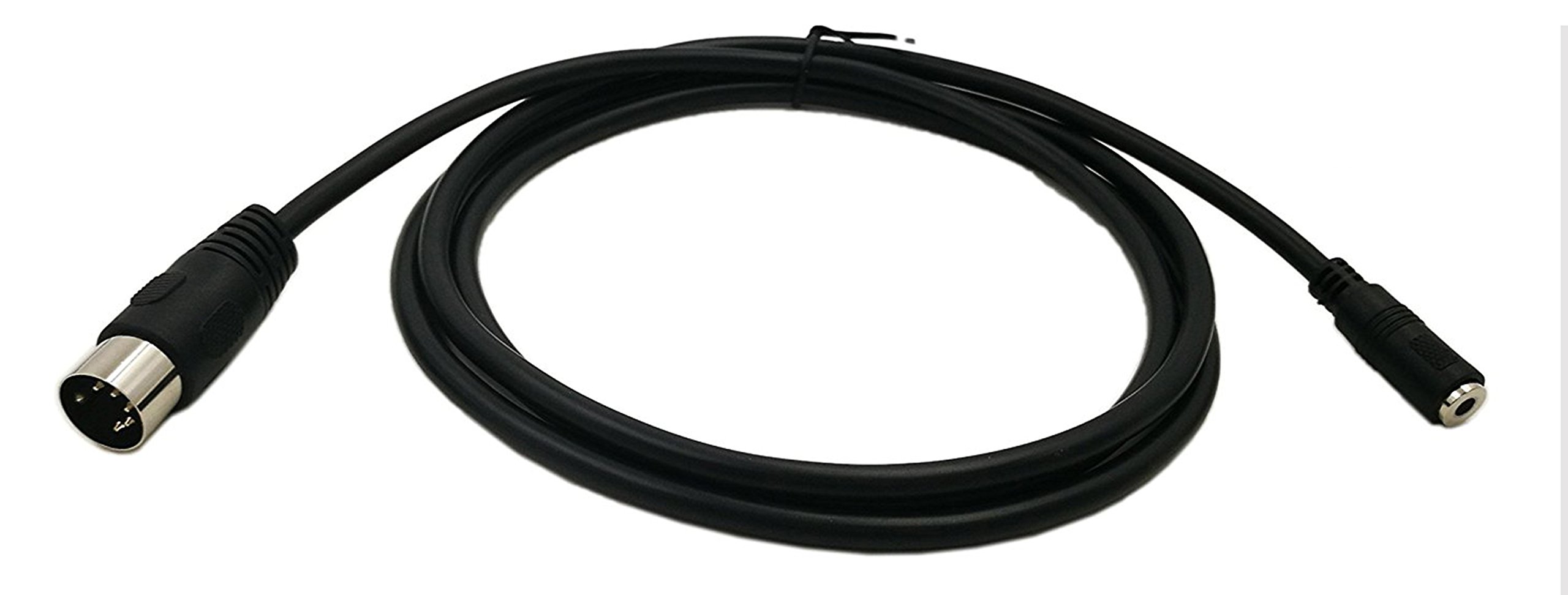 zdyCGTime 3.5mm(1/8in) TRS Stereo Female to 5-Pin Din Male Professional Premium Audio Adapter,Ideal for connecting any other type stereo equipment with Din 5.<1.5M>