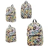 bioWorld Pokemon Eevee Evolution Toss Print Sublimated Backpack