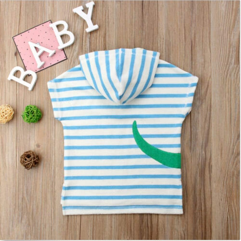Mekysd Baby Hooded Bath Towel Poncho Swim Pool Beach Wear Kid Bathrobe Cartoon Towel US: Clothing