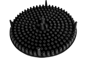 Lyxheth 5 Gallon Car Wash Bucket Grit Trap Insert, Wash Buckets for Car Detailing, 10.2 Inch Diameter Car Wash Filter for Removing Dirt & Grit, Cleaning Tools Car Bucket Gravel Guard Fit Cars (Black)