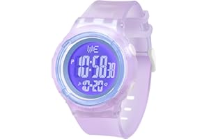ITOOZYNN Digital Light Up Watch for Boy and Girl,Kids Watch Ages 7-16,Waterproof 5 ATM, School,Outdoor,Sports