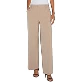 Liverpool Womens Kelsey Wide Leg Trouser Ponte PantDress Pants