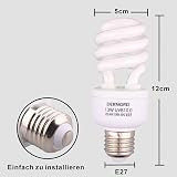 DERNORD UVB Light Bulb 10.0 13W Reptile Kit UVA UVB Heat Lamp E27 220-240V view 2