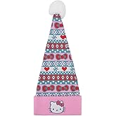Bioworld Hello Kitty Holiday Pattern Santa Hat