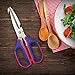 WORKPRO Kitchen Scissors 10-inch Heavy Duty Stainless Steel Made with TPR Soft Handle, Multi-Function for Poultry, Fish, Meat etc