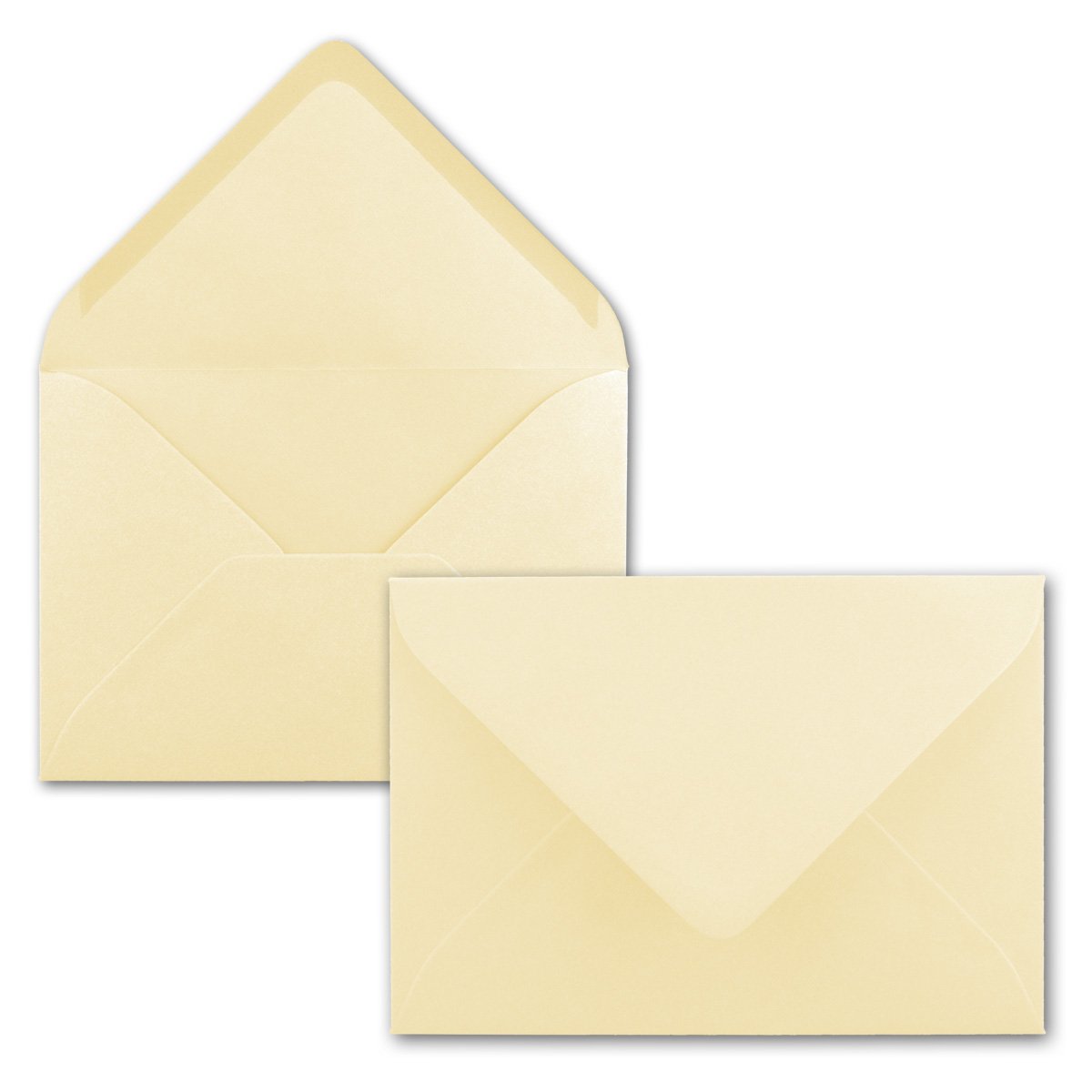 Neuser FarbenFroh C5 Envelopes, 229 x 162 mm, Self-Adhesive 75 Umschläge 81-Vanille