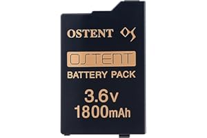 OSTENT Real 1800mAh 3.6V Lithium Ion Li-ion Polymer Rechargeable Battery Pack Replacement for Sony PSP 2000/3000 Series Conso