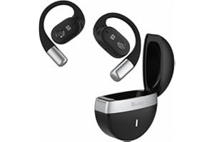 AUBOR Open-Ear Headphones with Built-in ENC Mic & Hi-Res Sound Wireless Bluetooth5.3 Sport IPX5 Earbuds for 40H Battery Life Fast Charging Ultra Comfort with Workouts Running Cycling