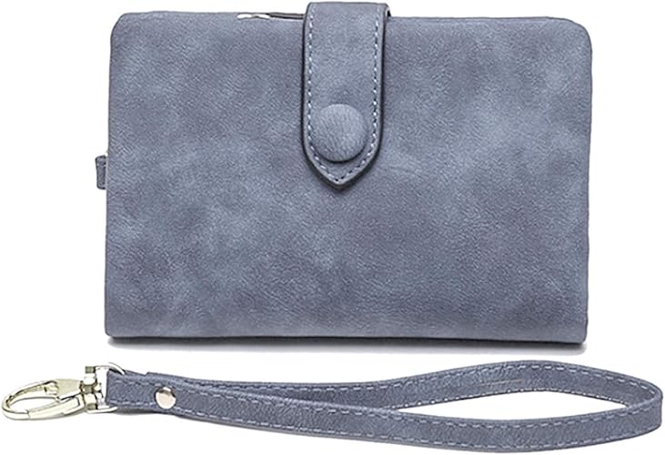 Amazon Blancobalanco 財布 レディース 二つ折り 人気 レザー コンパクト ミニ 小さい かわいい 母の日 プレゼント用 ネイビー Blancobalanco 財布