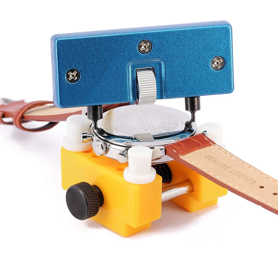 Wellfit Watch Battery Replacement Tool Kit,Watch Back Case Remover and Watch Opener