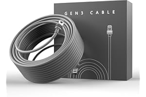 Zinweyton Starlink Cable Gen3 200FT/60M for Starlink Gen 3 Standard Kit, Replacement Extension Star Link V3 Cable Waterproof 
