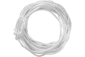Berlune Rope Lasso Pre Tied Cowboy Trick Lariat Lasso Rope Knot for Kids and Adults, 5/16" x 30'