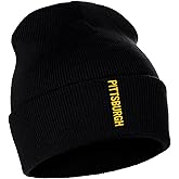 Daxton Vertical USA Cities Cuffed Beanie Winter Knit hat Skully Cap