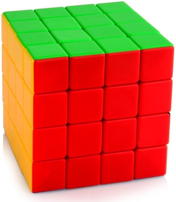 Emob Cube High Speed Sticker-Less Problem Solving Cubes (4x4x4)