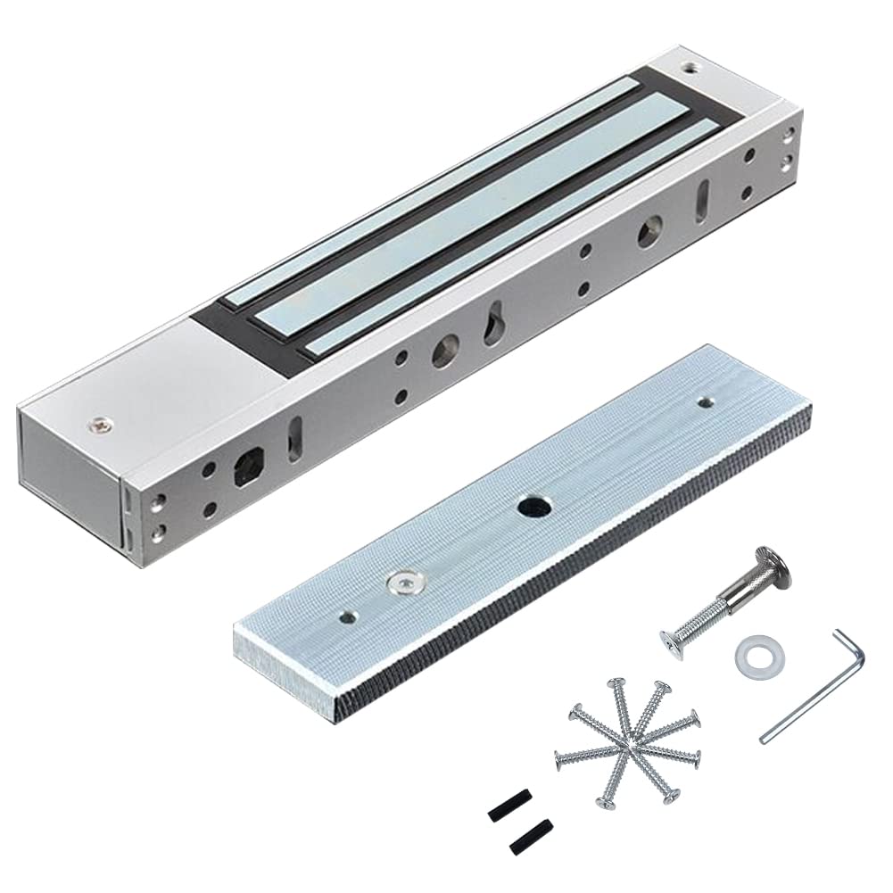 BAUSATZ Magnetic Door Lock - Magnetic Lock Electric Lock 617lb (280kg) Suction Maglock