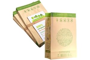 Hytrend-Kitchen Food Waste Bag -35 Bags-%100 Compostable paper Bag - Leak Resistant Liner - Plastic Free - Small-Certified by