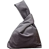 YuuTbiu Wrist Bag,Elegant Style Portable Purse,Velvet Knot Bag,Phone Wallet Gift for Women