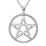 Pentacle Pentagram Necklace for Women Mens