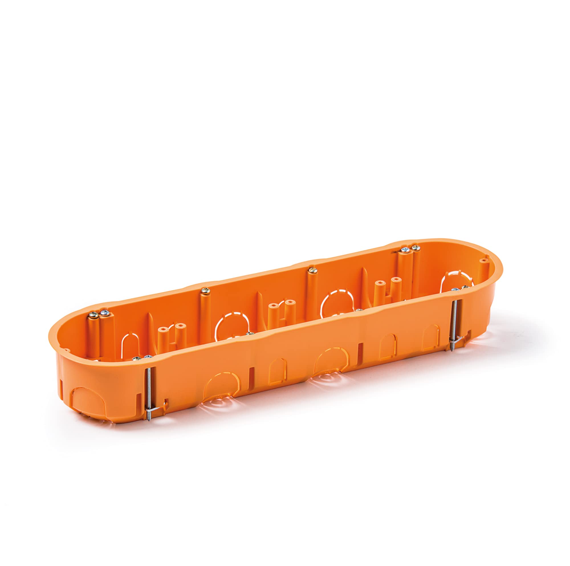 FAMATEL - Recessed Box for mechanisms | Quad | 67 x 45 mm | Orange