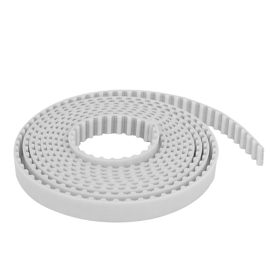 sourcingmap PU Synchro Machine Timing Belt 2m Length 10mm Width 5mm Pitch White