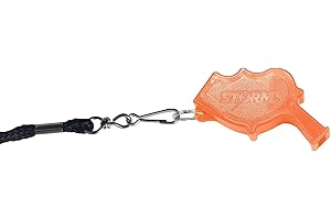 Product Movement Storm World's Loudest Outdoor Safety Whistle | Emergency, Marine, Police, Underwater, Survival | Includes Lanyard (1)