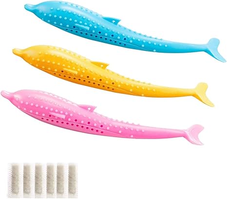 Vibury Jouet Poisson Pour Chat 3 Pieces Jouet Dentaire Chat Jouet Molaire En Silicone A Macher Jouet Interactif Pour Le Nettoyage Des Dents De Chat Contre La Mauvaise Haleine Amazon Fr Animalerie