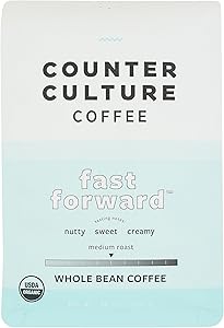 COUNTER CULTURE COFFEE Organic Fast Forward Whole Bean Coffee, 24 OZ