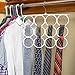 Scarf Hanger or Scarf Organizer - is a 2 pack Great for Small Spaces Use Behind a Door or in a Closet