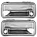 Driver and Passenger Front Outside Door Handles Chrome Specialty Replacement for Chevrolet Cadillac GMC Pickup 15708043 15708044