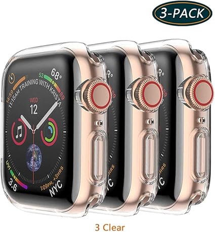 Jvchengxi Funda Protectora para Apple Watch Series 4/Series 5 40mm ...