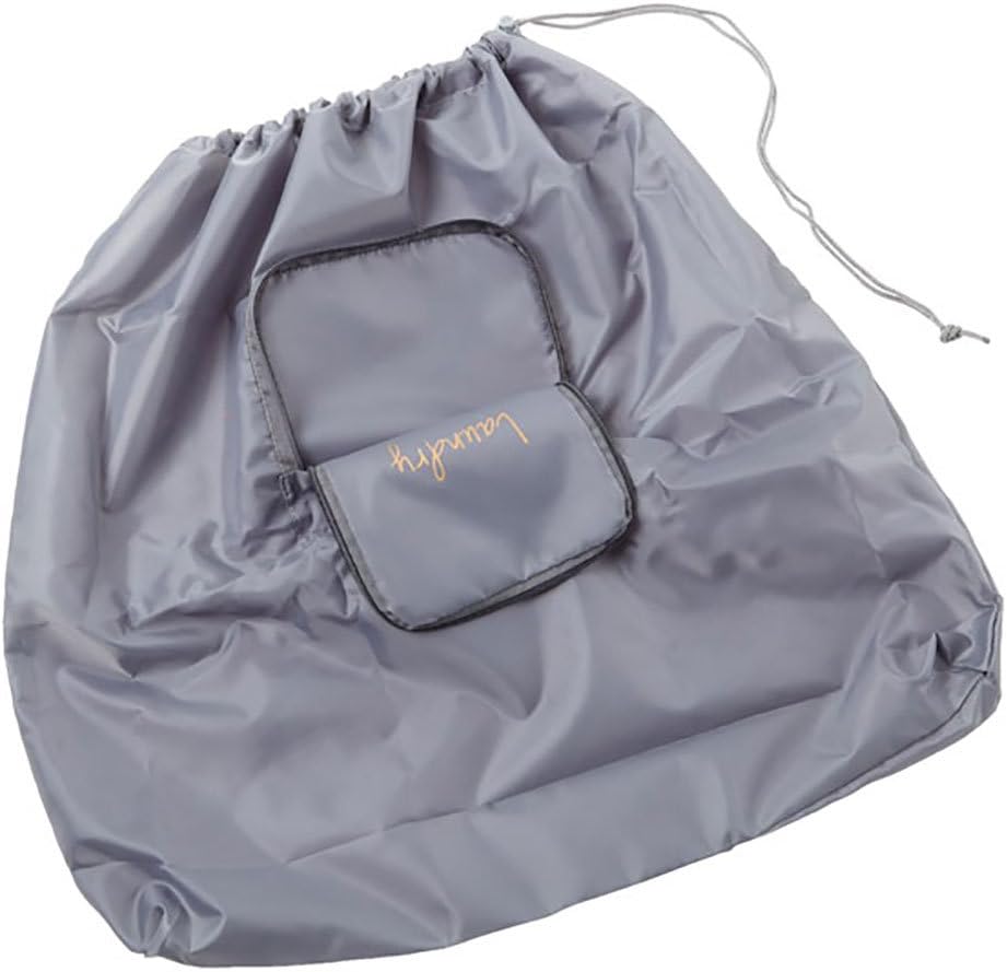  | Miamica Laundry Bag, Assorted Styles, Grey/Gold, One Size | Packing Organizers