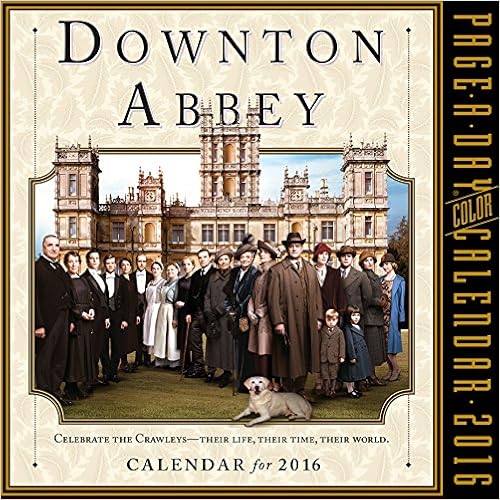 Block Calendars Downton Abbey Color Page A Day Calendar 2016 Books Agreena Com