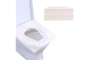 Disposable Toilet Cover, 60 Sheets, Portable Toilet Cover for Adults - Travel Accessories for Public Toilets, Airplanes, Camp