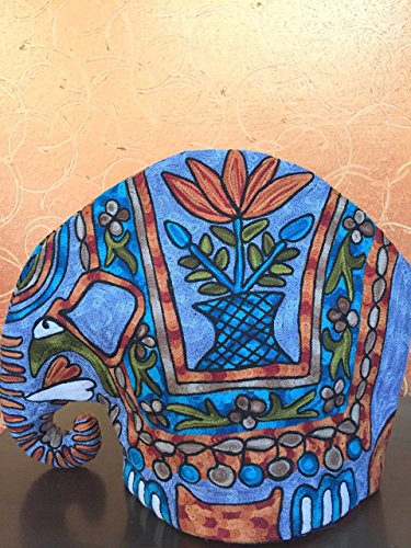 Elephant Quilted Tea Cozy/Embroidered French press cosy/Teapot/cafetière/coffee plunger/kettle/percolator/server/pot/carafe/animal cozy/*** Free Delivery***
