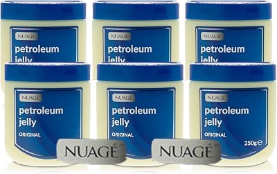 NUAGE Petroleum Jelly Original 250g Six Packs UK Made Triple Refined