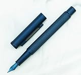 Hongdian erofa Dark Blue Bent Nib Fountain Pen Fude with Converter Box Set view 8