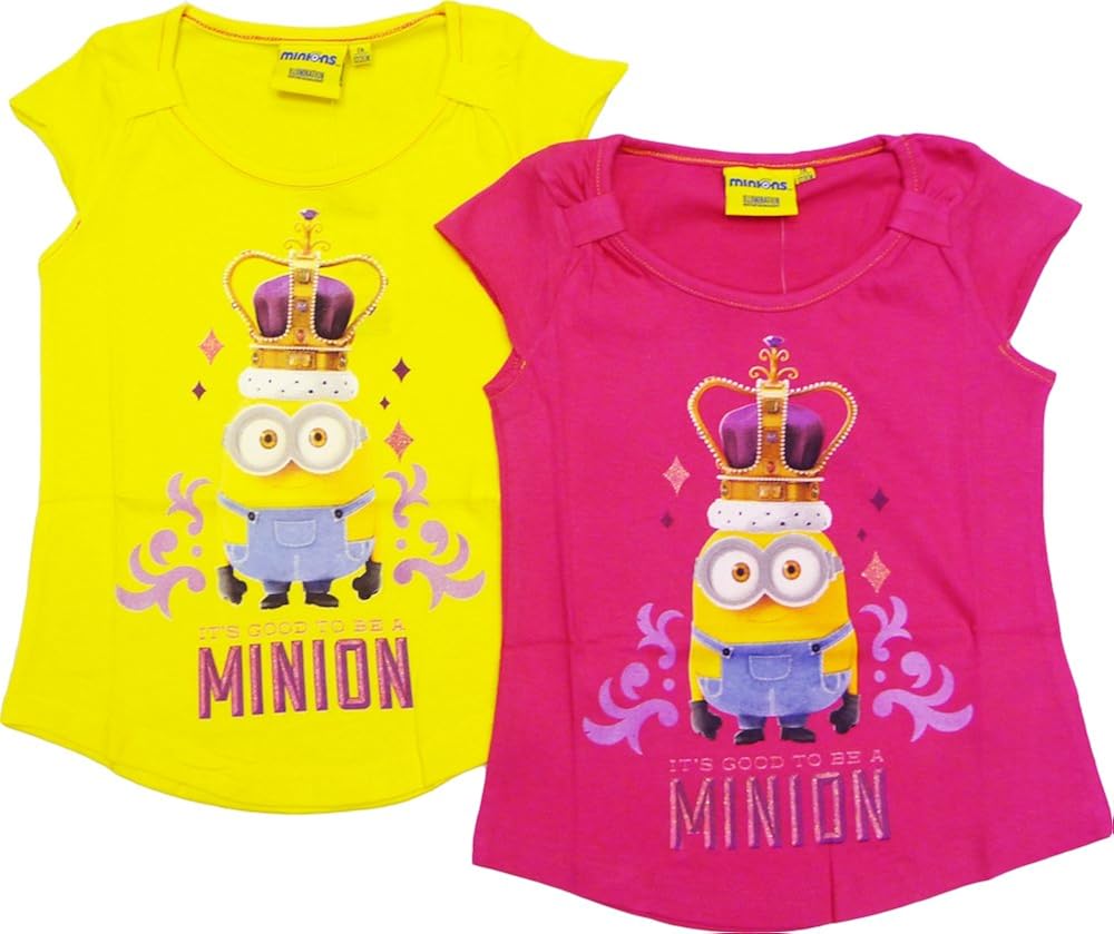 MINIONS Girls TShirt Amazon.co.uk Clothing