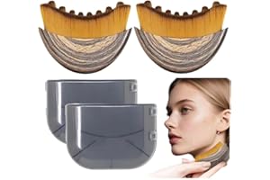 1/2 PCS Lymphatic Contour Face Brush for Sculpting – Anti-Puffiness, Detox & Lift, Improves Skin Glow & Absorption (2 Pcs Con