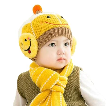 hat and scarf set baby girl