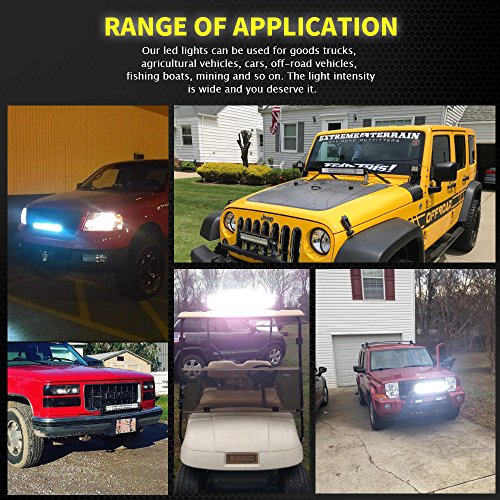 LED Light Bar AAIWA Led Bar 22 Inch 270W 27000LM Triple Row Flood Spot Combo Beam Driving Lights Off Road Lights for Truck,Jeep,ATV,UTV,SUV,Boat Light,2 Years Warranty - Thumbnail 6